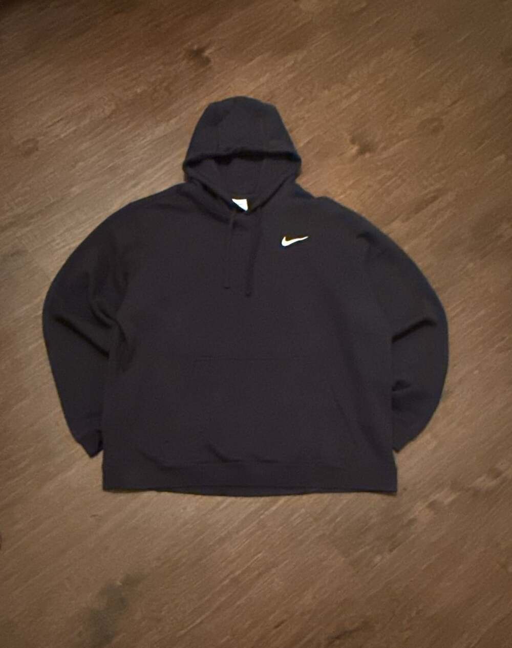 Nike Hoodie Size XXL Black Fleece Pullover Sweatshirt